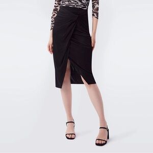 DVF Knotted Midi Skirt
